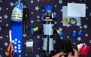 Robot making project - click here to view a how-to video for this creative project.