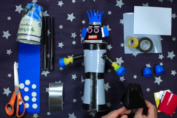 Robot making project - click here to view a how-to video for this creative project.